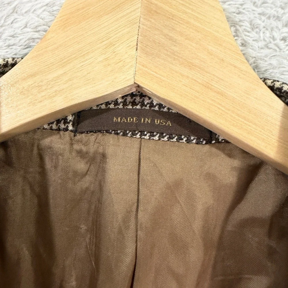 Napoli Nordstrom Mens 40S Slim Fit Loro Piana Blazer Cashmere Brown Houndstooth